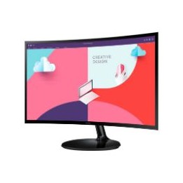 Monitor Samsung 24" FHD Curvo Negro (LS24C360EAUXEN)
