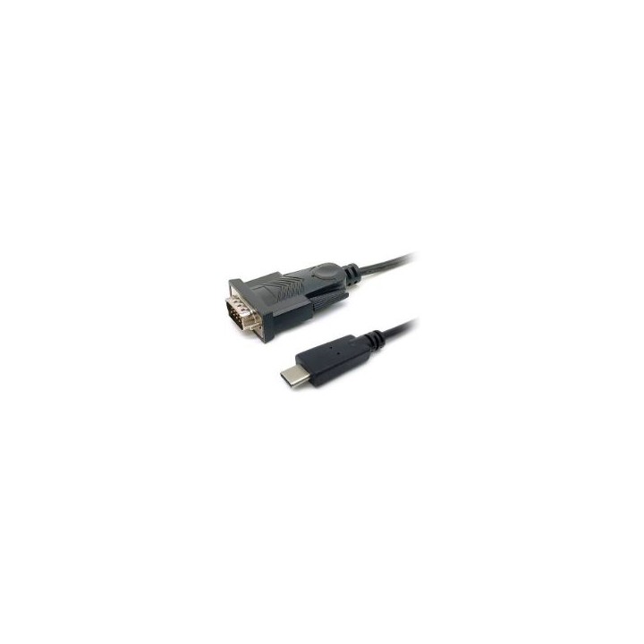Cable EQUIP USB-C/M a RS232 DB9/M 1.5m Negro (EQ133392)