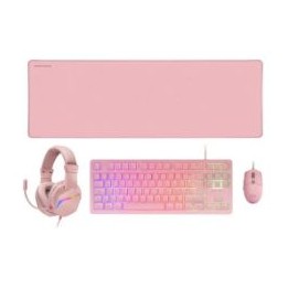 Kit Mars Gaming Tecl/Ratón/Auric/Alfombrill(MCPRGB3PES)
