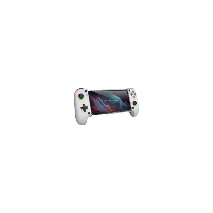 GamePad Mars Gaming Bluetooth USB-C Blanco (MGPXW)