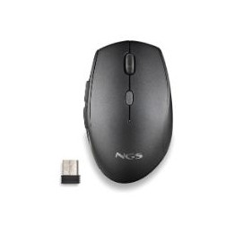 Ratón NGS Bee Wireless hasta 1600dpi Negro (BEEBLACK)