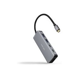 Dock Nanocable USB-C a 2xUSB/HDMI/PD Gris (10.16.1006)