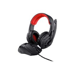 Kit Gaming Trust Auric+Ratón 3.5mm USB Negros (24761)