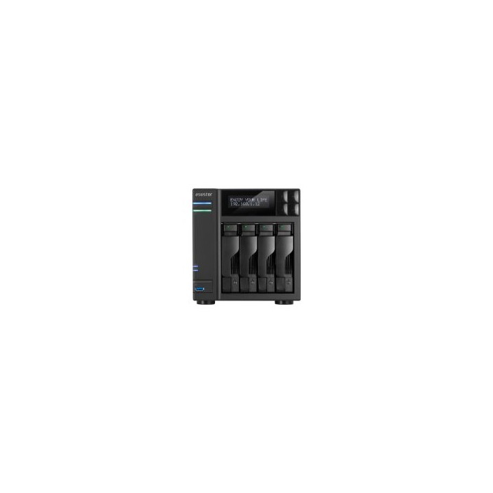 NAS Asustor DDR3 2Gb SATA2/3 4 Bahías Negro (AS7004T)