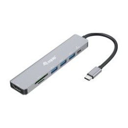 Dock Station EQUIP USB-C a HDMI/3USB-A/PD (EQ133494)
