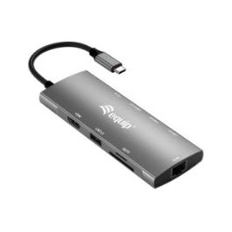 Adaptador EQUIP Usb-C 9en1 Usb HDMI RJ45 (EQ133490)