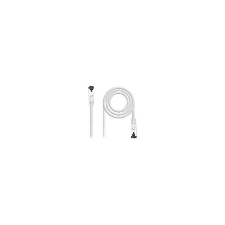 Nanocable Cat.8.1 SSTP 30cm Blanco (10.20.2000-L30-W)