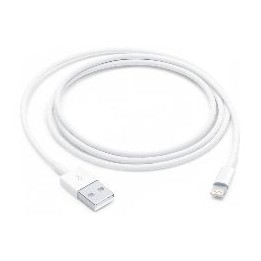 Cable Apple USB-A/M a Lightning/M 1m Blanco (MUQW3ZM/A)