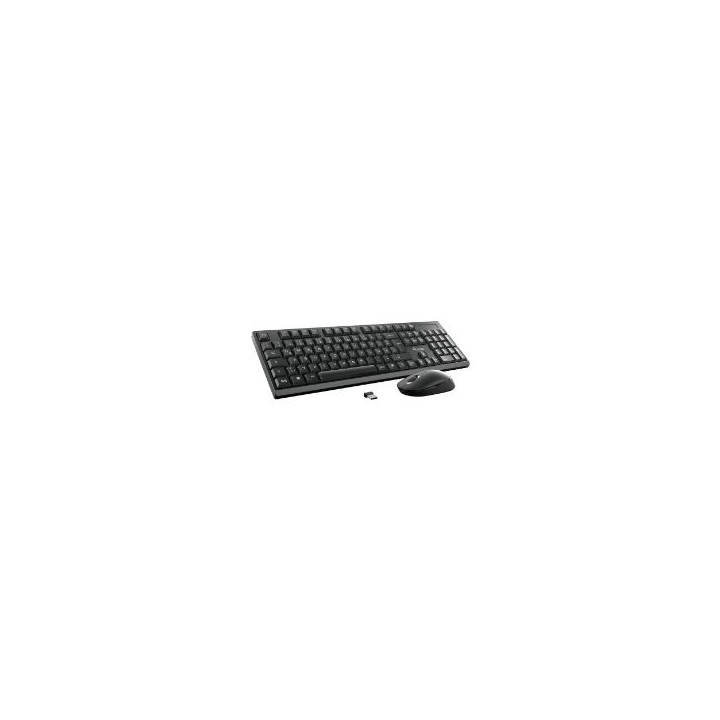 Teclado+Raton EQUIP Life RF Óptico Negro (EQ245221)