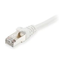 Cable EQUIP RJ45 Cat.6a S/FTP 0.5m Blanco (EQ606002)
