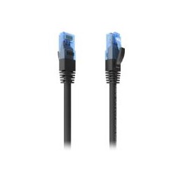 Cable AISENS RJ45 Cat.6 UTP CCA 50cm Negro (A135-0841)