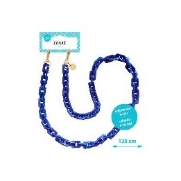 Cadena ZANAÉ Cosy Blueberry latte 130cm Azul (18322)