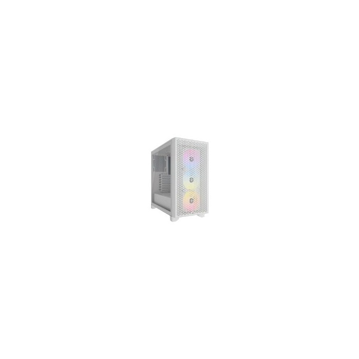 Caja Corsair 3000D ARGB ATX Blanca (CC-9011256-WW)