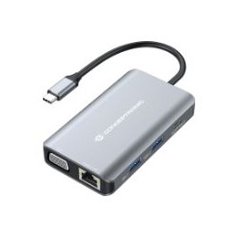 Adaptador CONCEPTRONIC USB-C 7en1 100W Gris (DONN21G)