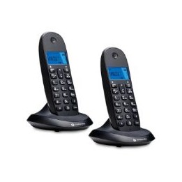 Teléfono Inalámbrico Motorola C1002CB+ Pack Duo Negro