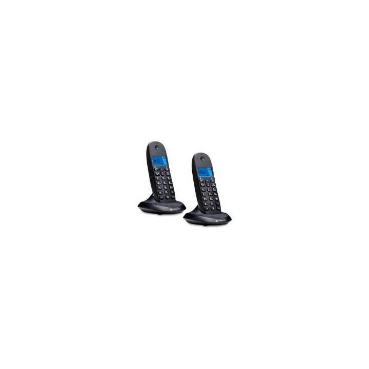 Teléfono Inalámbrico Motorola C1002CB+ Pack Duo Negro