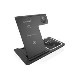 Base AISENS carga Inalámbrica 15W (ASCH-15W3WC043-BK)