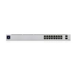 Switch Ubiquiti 16xRJ45 GbE 2xSFP PoE 1U (USW-16-POE)