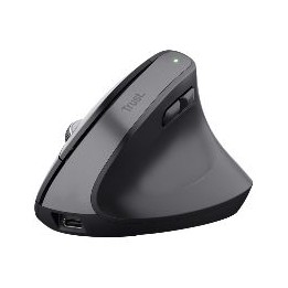 Ratón Vertical Trust Bayo+ Óptico RF BT Negro (25146)