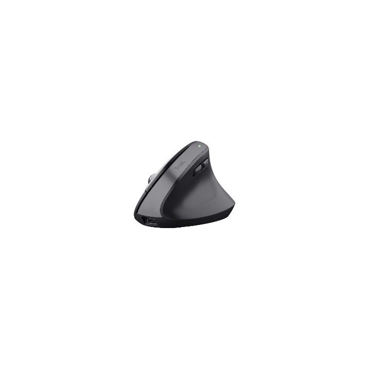 Ratón Vertical Trust Bayo+ Óptico RF BT Negro (25146)