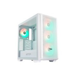 Caja Abysm Danube Kamp BX300 ATX mATX Blanca (AB123013)