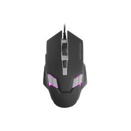 Ratón Mars Gaming Óptico RGB USB 4000dpi Negro (MM024)
