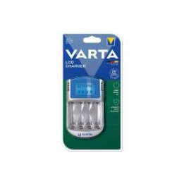 Cargador de Pilas Varta LCD 220V/12V/USB para AAA/AA