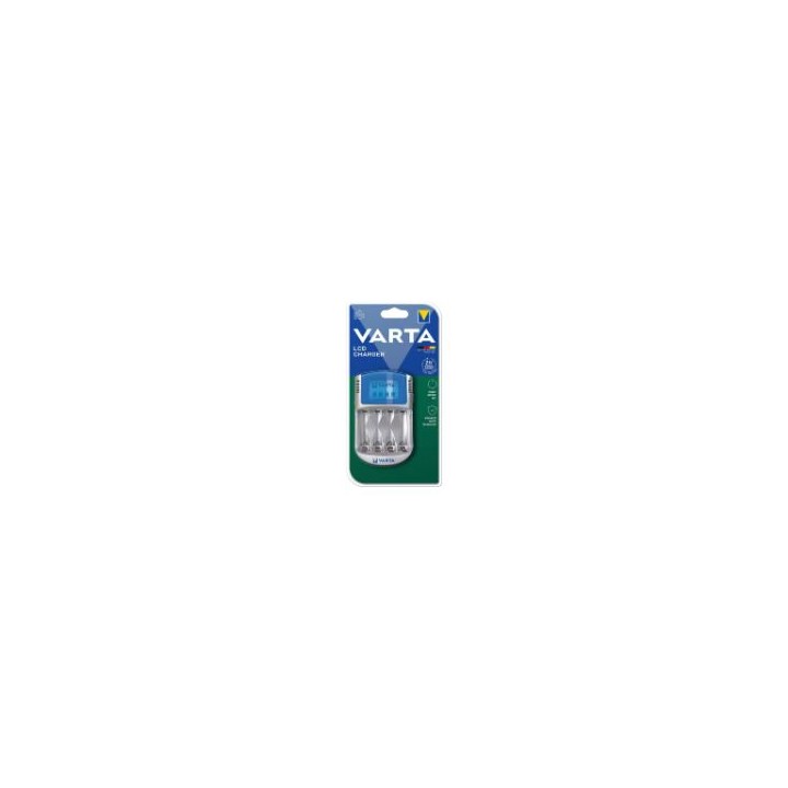 Cargador de Pilas Varta LCD 220V/12V/USB para AAA/AA