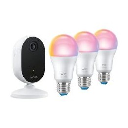 Kit Vigilancia Wiz Cámara IP+3 Bombillas (929003317801)