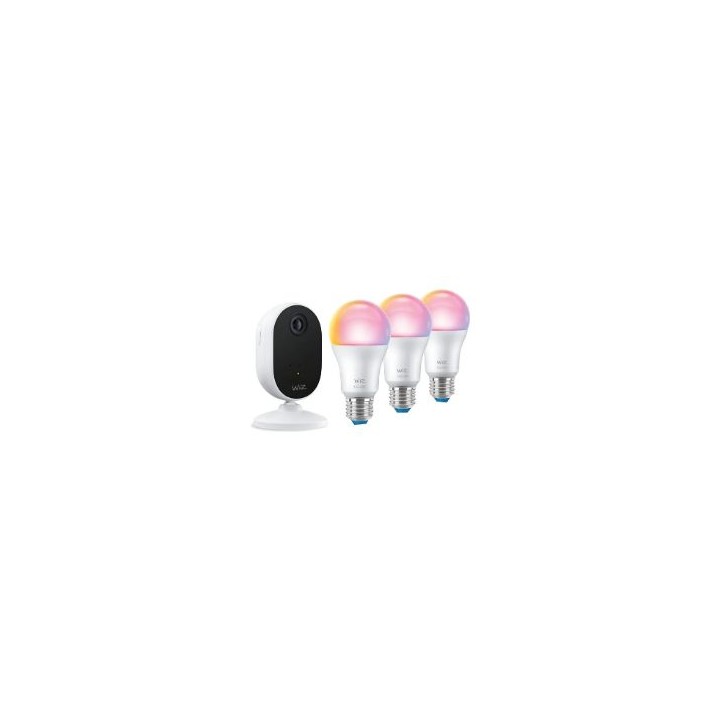 Kit Vigilancia Wiz Cámara IP+3 Bombillas (929003317801)