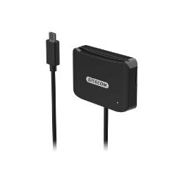 Lector Tarjetas Sitecom USB-C 2.0 60cm Negro (MD-1002)