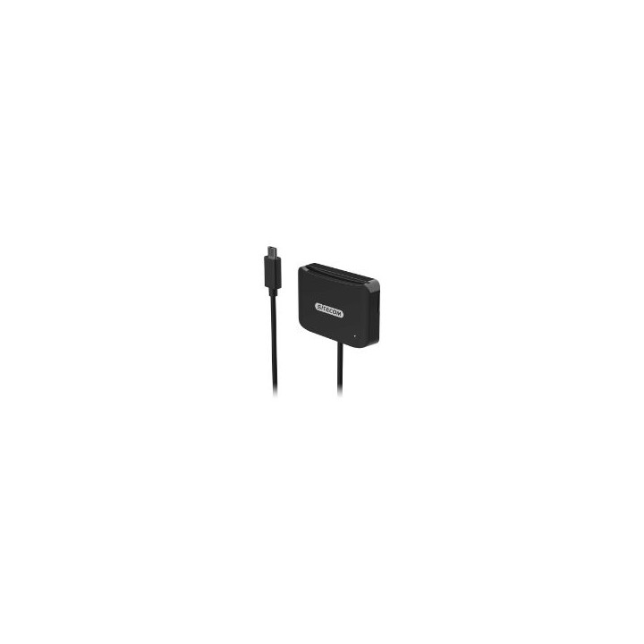 Lector Tarjetas Sitecom USB-C 2.0 60cm Negro (MD-1002)