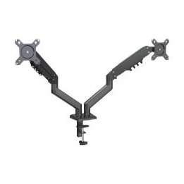 Soporte Mesa NILOX 32" 2 Brazos Articulados (NXDMA02B)