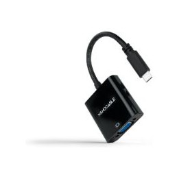 Adaptador Nanocable USB-C a VGA Negro (10.16.4101-BK)