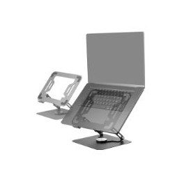 Soporte Mars Gaming 17" Giratorio/Plegable Negro(MARSN)