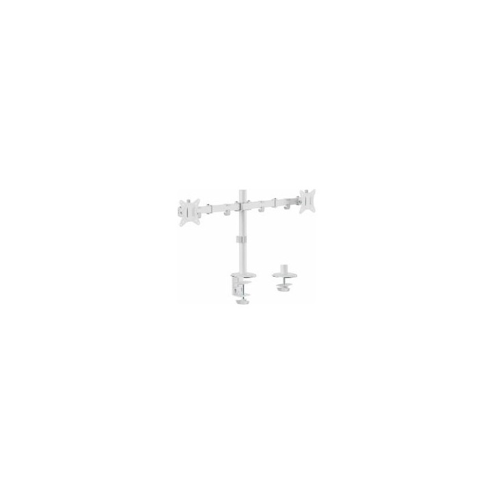 Soporte Mesa EQUIP 17-32" 2 Pantallas Blanco (EQ650167)