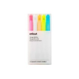 Pack 5Bolis Gel CRICUT Ros/Naran/Blan/Am(CRC-2009849)