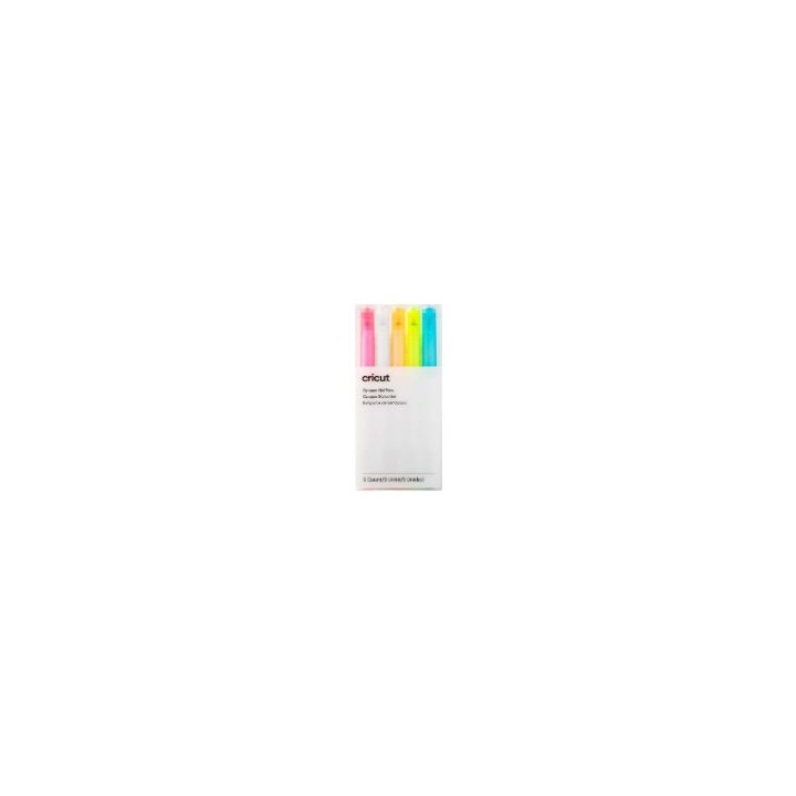 Pack 5Bolis Gel CRICUT Ros/Naran/Blan/Am(CRC-2009849)