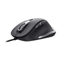 Ratón Trust Fyda Óptico USB-A 2.0 5000dpi Negro (24728)