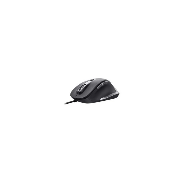 Ratón Trust Fyda Óptico USB-A 2.0 5000dpi Negro (24728)
