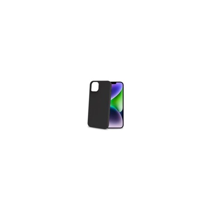 Funda CELLY Cromo 6.7" iPhone 15 Plus Negra (CROMO1055B