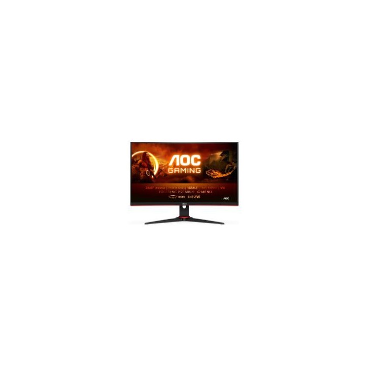 Monitor Gaming AOC 24" VA FHD Curvo Negro (C24G2AE/BK)