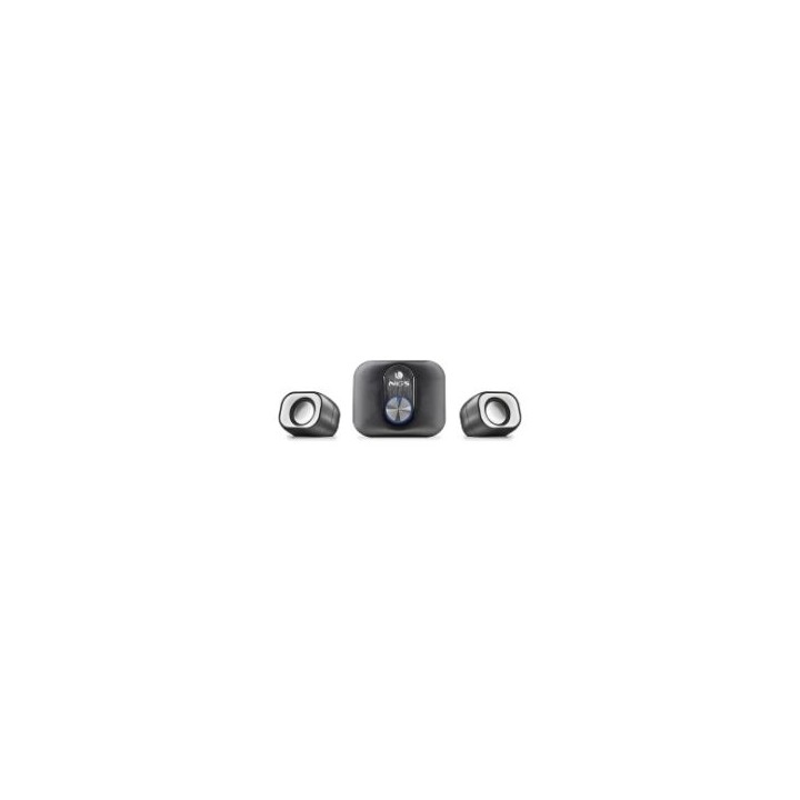 Mini Altavoces NGS 2.1 20W USB 3.5mm Negros (COMET2.1)