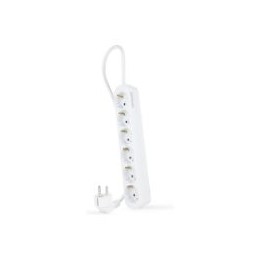 Regleta Nanocable 6xSchuko 1.4m Blanca (10.37.0006-NS)