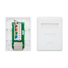 Roseta Superficie RJ45 Cat6 FTP 1Toma (10.21.1601)