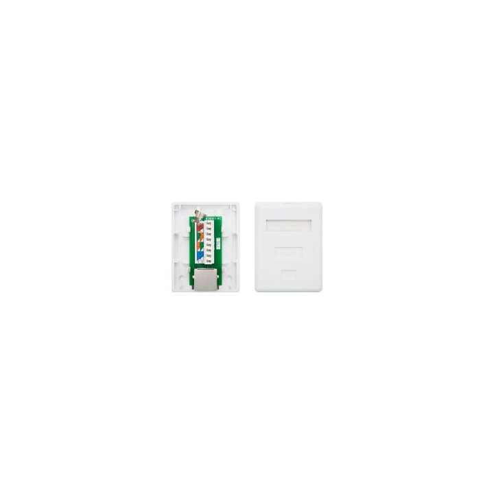 Roseta Superficie RJ45 Cat6 FTP 1Toma (10.21.1601)