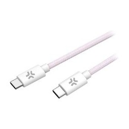 Cable CELLY USB-C a USB-C 1.5m Rosa (USBCUSBCCOTTPK)