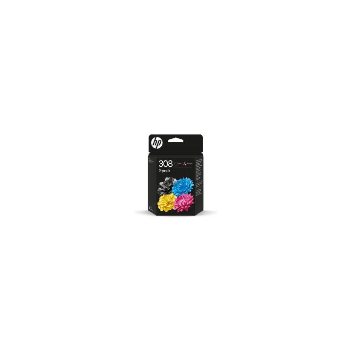 Tinta HP 308 Pack Negro/Tricolor (6L6S6UE)