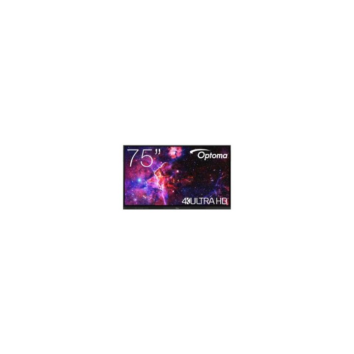 Pantalla Optoma Interactiva 75" UHD 3753RK H1F0H07BW101