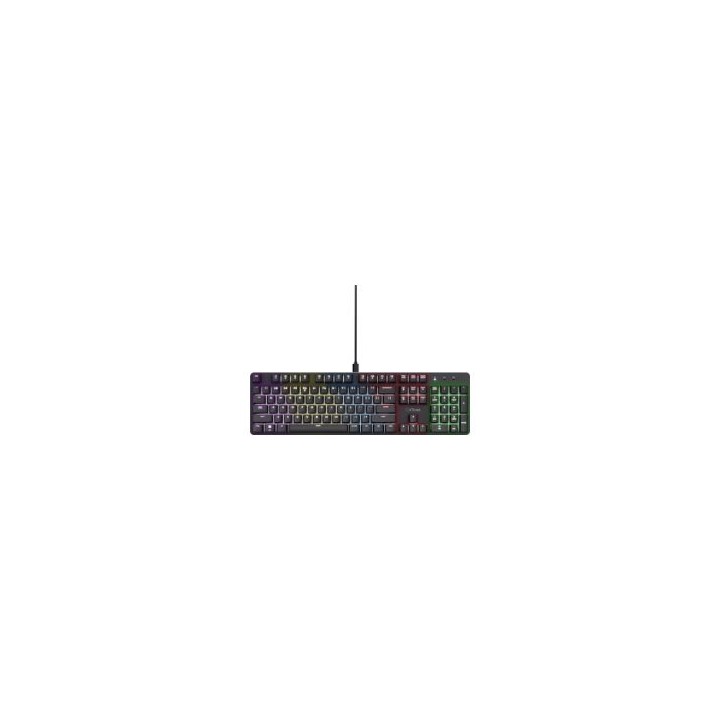 Teclado Gaming Trust GXT 871 Zora RGB USB Negro (25682)
